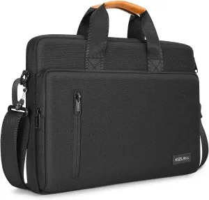 KIZUNA Laptop bag Case 12.5 Inch Shoulder briefcase Handbag For MacBook Air 13 M3 M2/MacBook Pro 14 M1 M2 Pro/13.3" Yoga Slim 7i Carbon/14 Lenovo ThinkPad X1 Carbon, Black