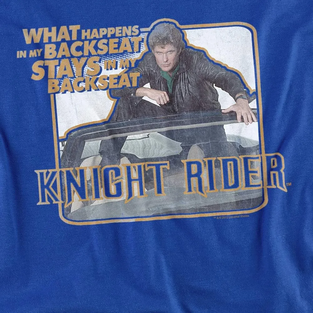 Knight Rider Back Seat Unisex Adult T Shirt