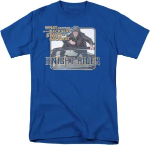Knight Rider Back Seat Unisex Adult T Shirt