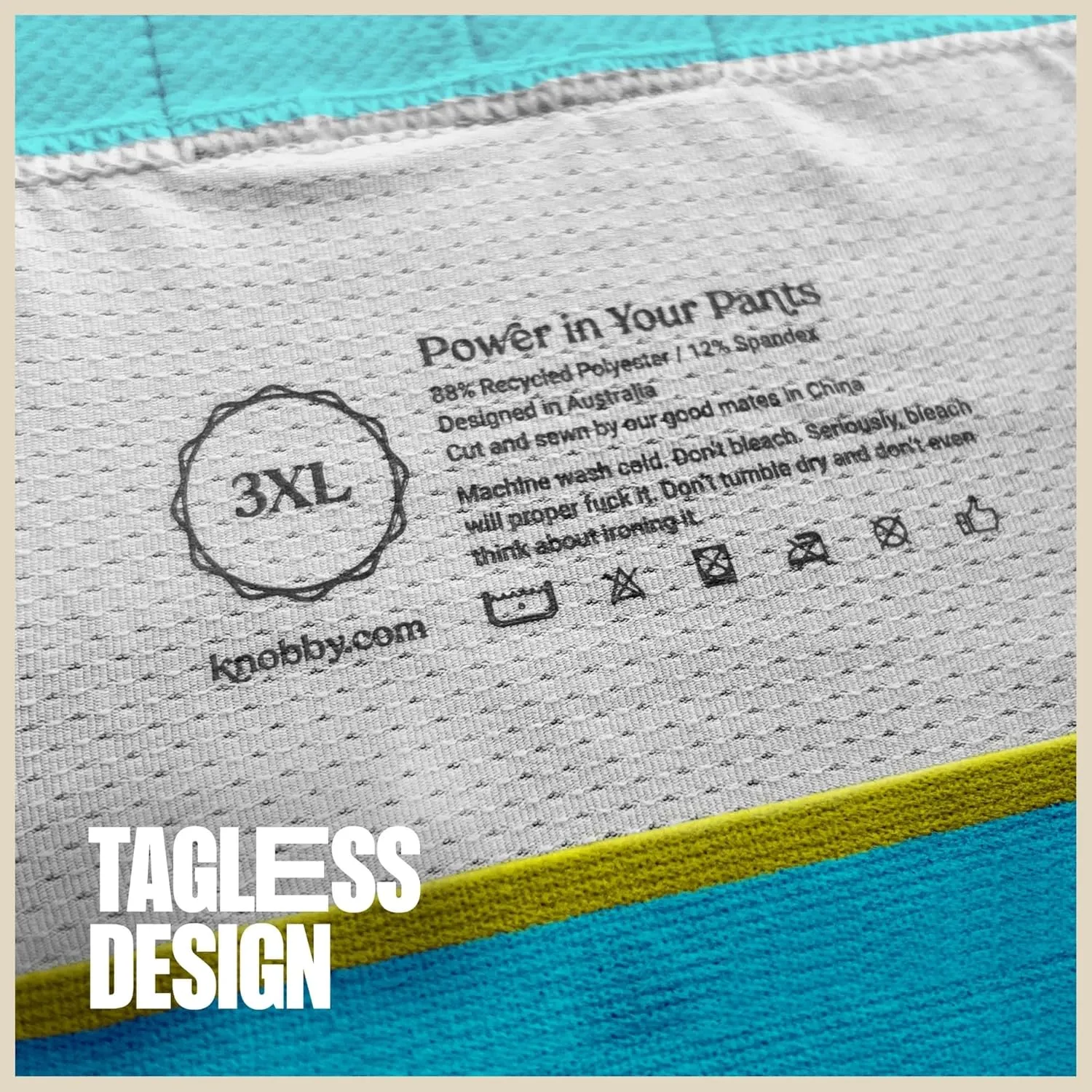 Knobby Mens Boxer Briefs - 4.5" Inseam, Moisture Wicking, Odor Control, Breathable, Tagless, Designer Underwear for Men