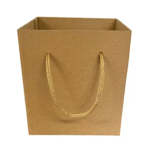 Kraft Paper Bags-Box 120 pcs 14.5cm x 14.5cm - 62p Each