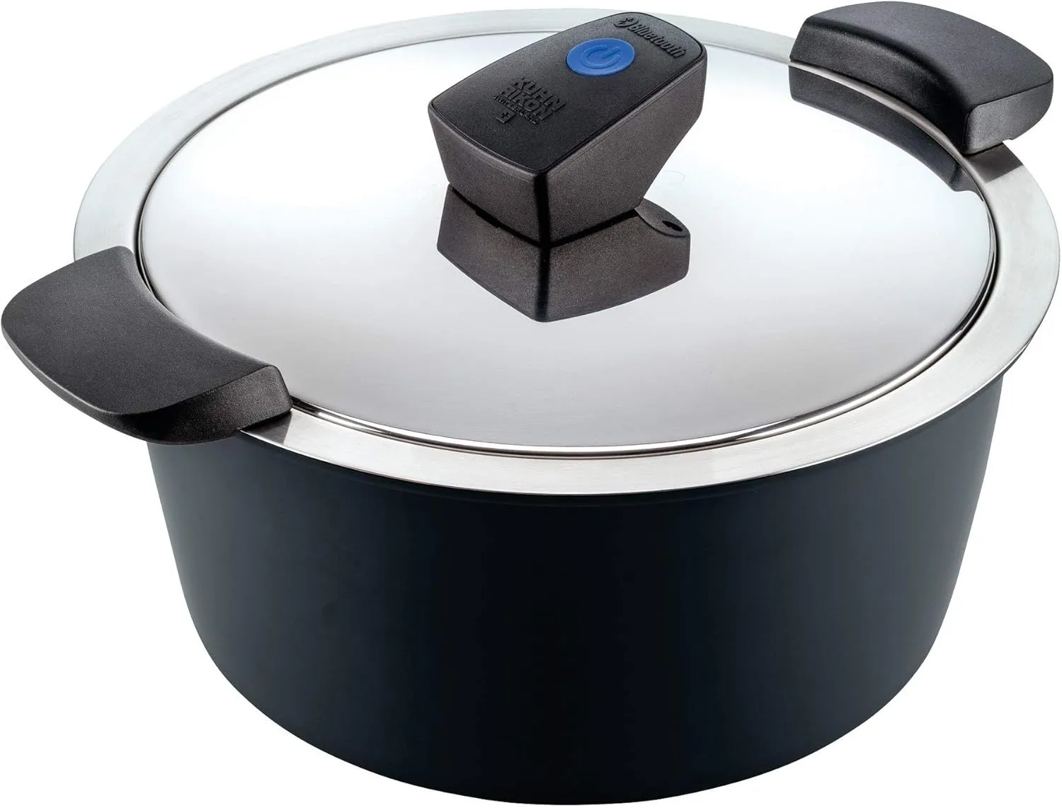 KUHN RIKON HOTPAN Comfort Serving Casserole 2 Litres/18 cm Induction Stainless Steel Black