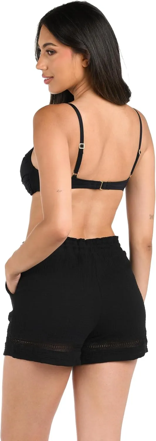 La Blanca Women's Standard Beach Short Swimsuit Cover Up