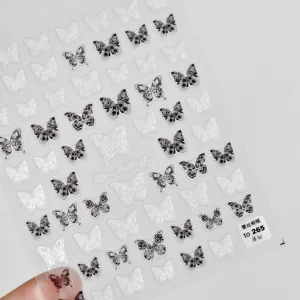 Lace Butterfly Stickers #265