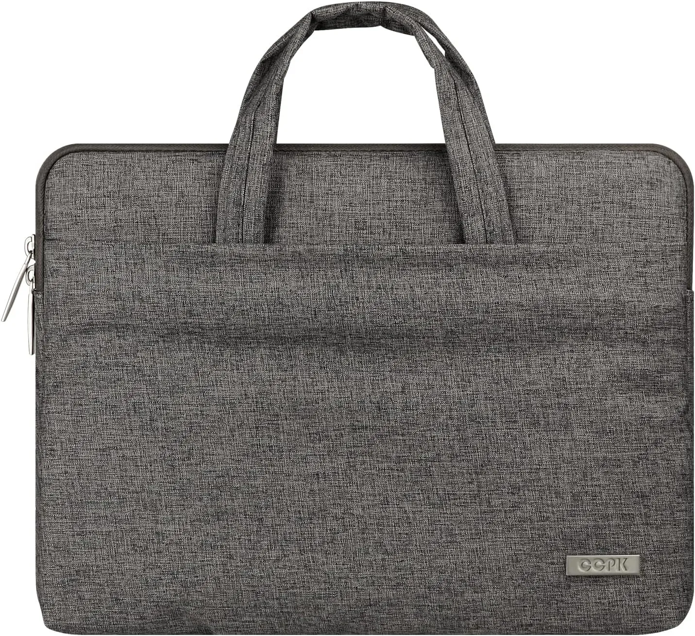 Laptop Bag for 13 Inch MacBook Air Pro M1 14 Inch Hp Laptop Case Cover Chromebook Pavilion x360 Stream 14" ASUS Acer Lenovo 14in Computer Sleeve with Handle Waterproof Canvas Briefcase Black Grey
