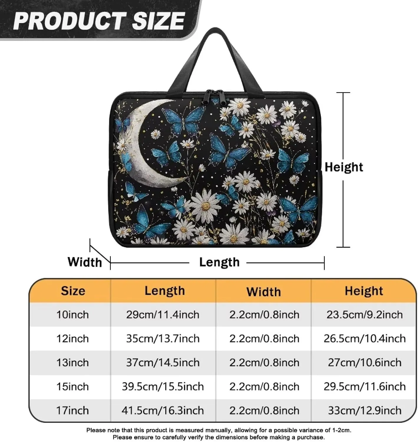 Laptop Bag for Women Men Portable Laptop Tote Bag Waterproof Computer Handbag Case Sleeve for Notebooks 10-17inch