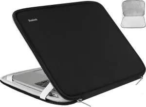 Laptop Case Sleeve 13.3 inch, Protective Computer Cover Sleeve Tablet Briefcase Carrying Bag Compatible with MacBook Air/MacBook Pro, HP, ASUS, Acer, Lenovo, Notebook, Chromebook Computer, Black