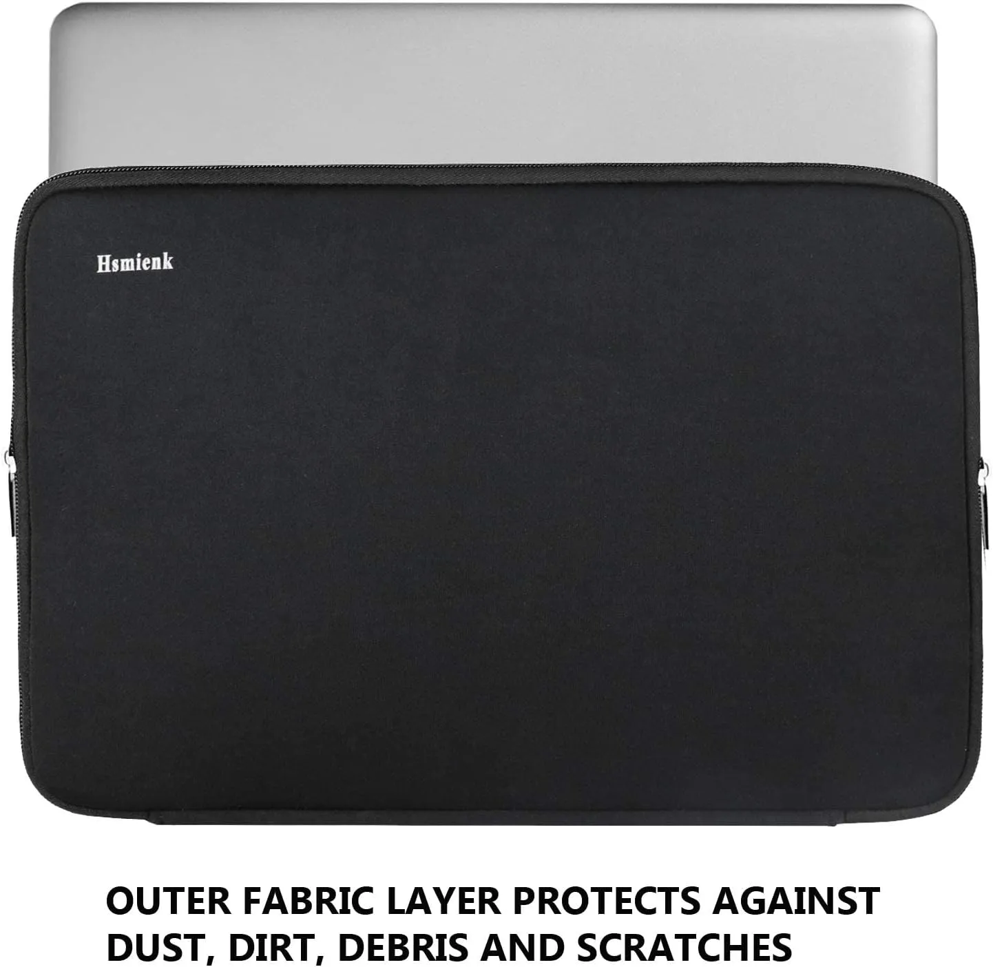 Laptop Case Sleeve 13.3 inch, Protective Computer Cover Sleeve Tablet Briefcase Carrying Bag Compatible with MacBook Air/MacBook Pro, HP, ASUS, Acer, Lenovo, Notebook, Chromebook Computer, Black