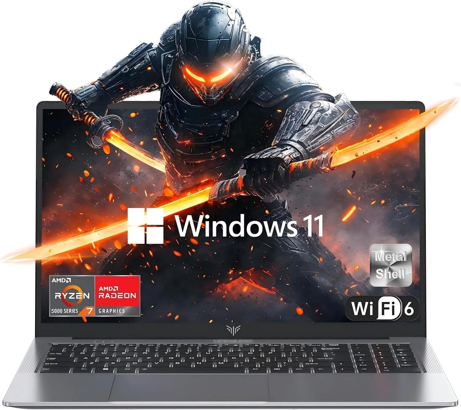 Laptop, Laptop with AMD Ryzen 7 5000 Series(8C/16T, Up to 4.3GHz), 16GB RAM 512GB NVMe SSD Laptop Computer, Radeon RX Vega 8 Graphics, 16.0-inch FHD Display, 53Wh Battery, Backlit KB