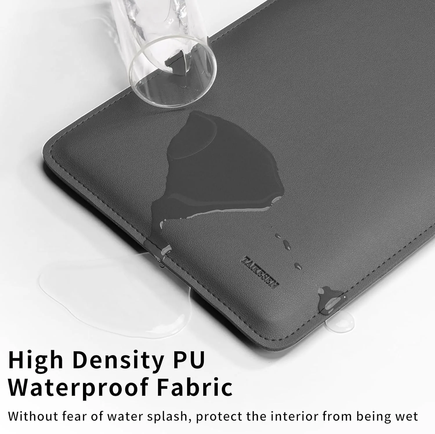 Laptop Sleeve Case Compatible with New MacBook Air 13.6/Pro/Max M2/M1 A2779 A2442 14, 13.5 Surface 5/4/3/2/1, 14" Dell ASUS Acer Chromebook/HP Stream/IdeaPad, PU Bag with Small Case, Grey