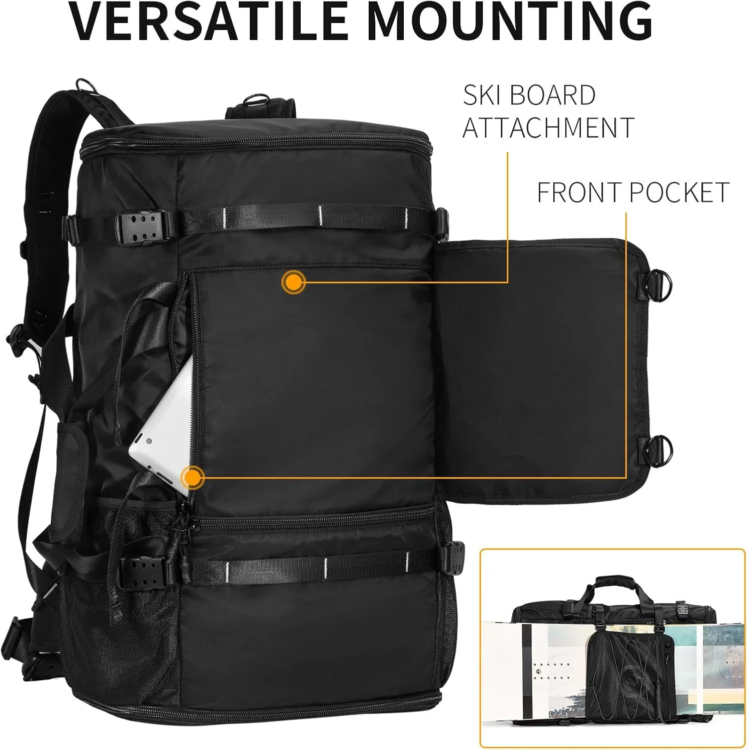 Large Capacity For Travel Hiking Sports Carry On Backpack Durable Convertible Duffle Bag Laptop airplane