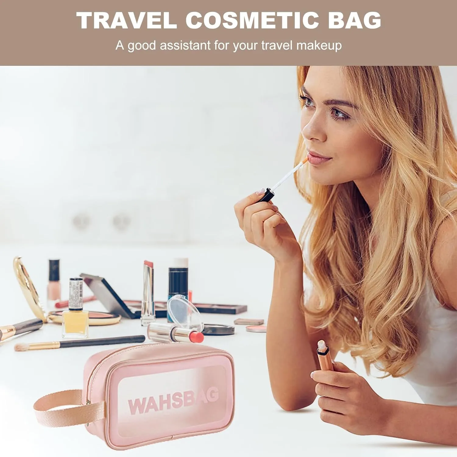 Large Capacity Travel Bag, Foldable Travel Bag, Expandable Travel Duffel Bag, Collapsible Waterproof Large Capacity Travel Handbag, Overnight Bag for Women and Man