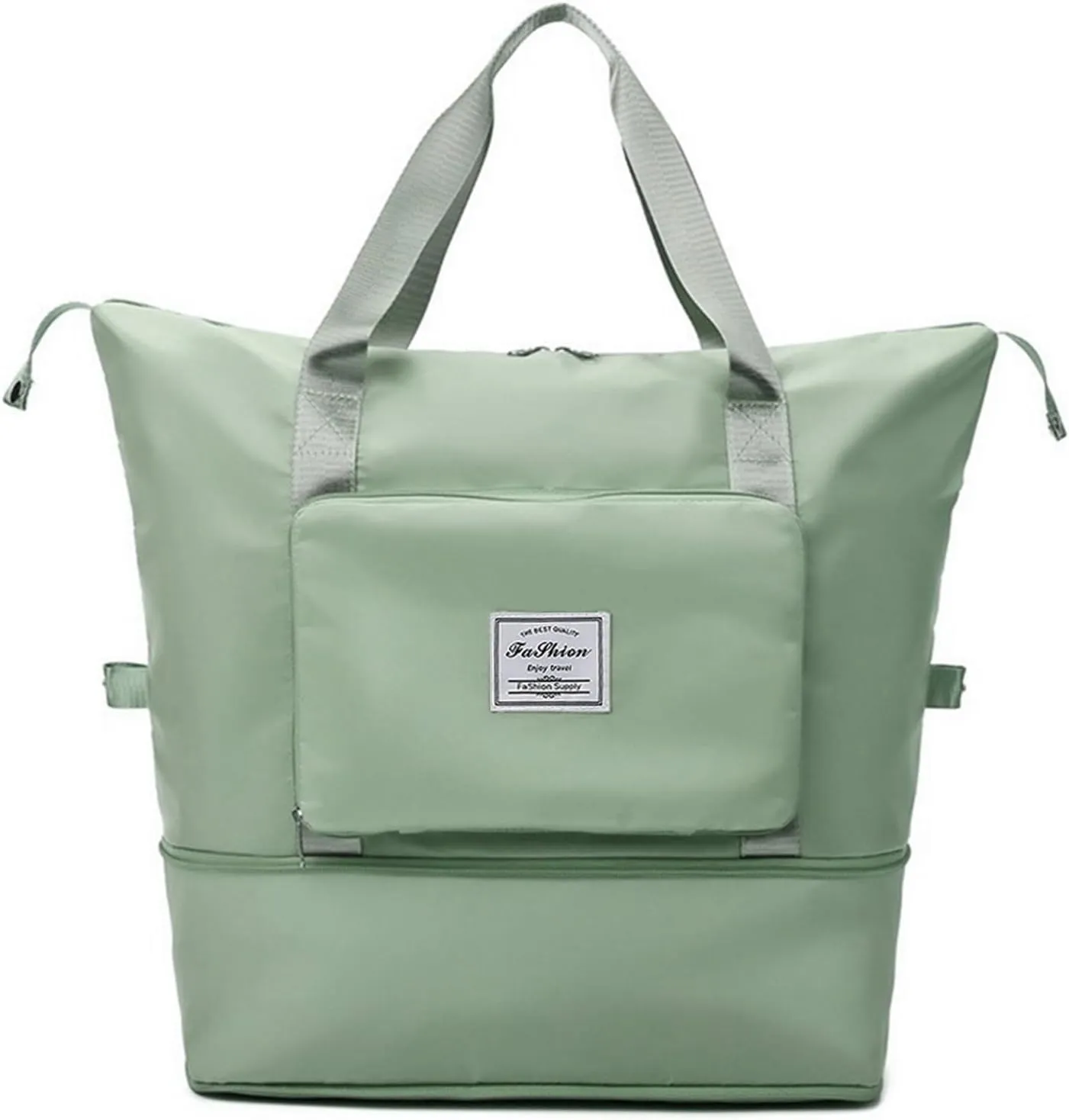 Large Capacity Travel Bag, Foldable Travel Bag, Expandable Travel Duffel Bag, Collapsible Waterproof Large Capacity Travel Handbag, Overnight Bag for Women and Man