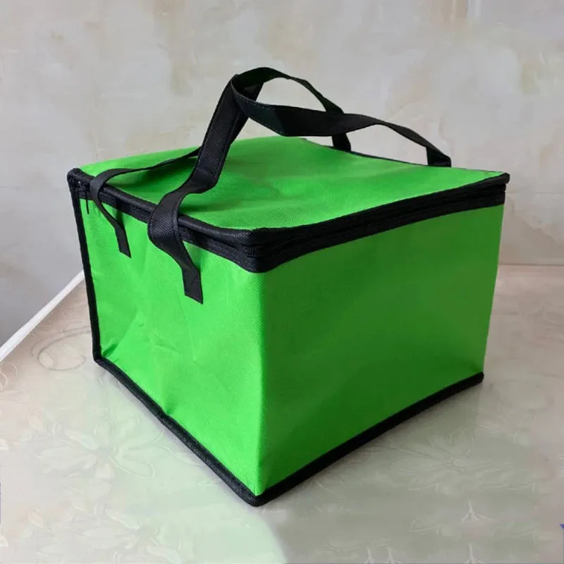 Large Non-Woven Thermal Insulated Lunch Bag – Portable Picnic Cooler Carrier, Fresh Food Storage Container, Ice Pack Insulation