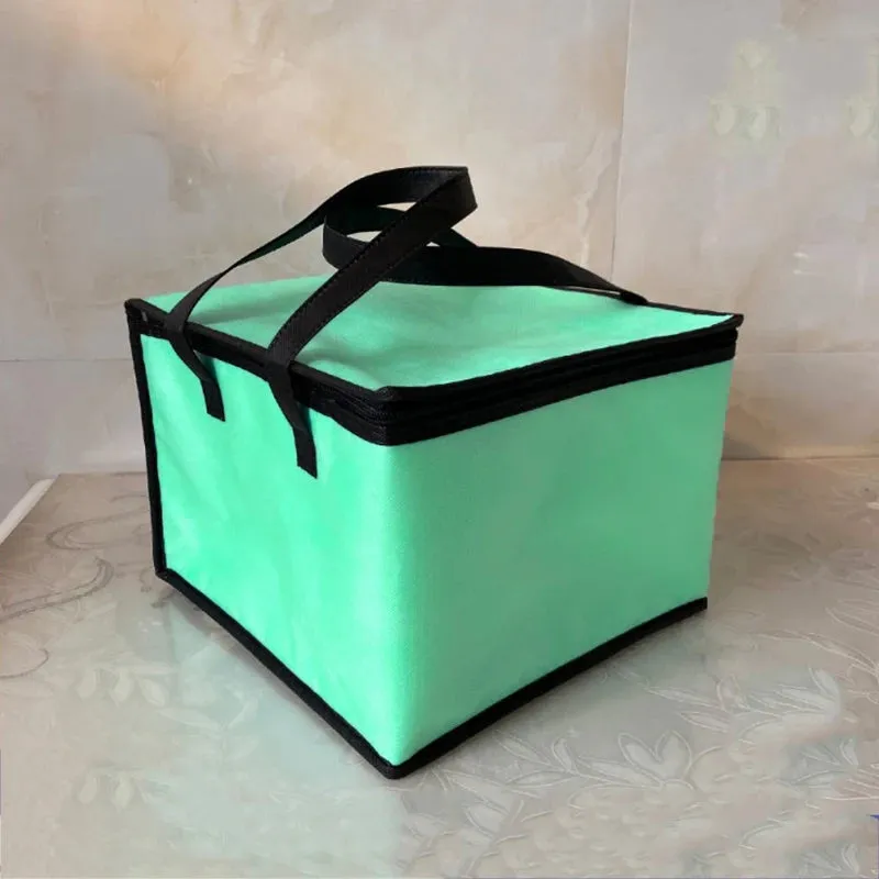 Large Non-Woven Thermal Insulated Lunch Bag – Portable Picnic Cooler Carrier, Fresh Food Storage Container, Ice Pack Insulation