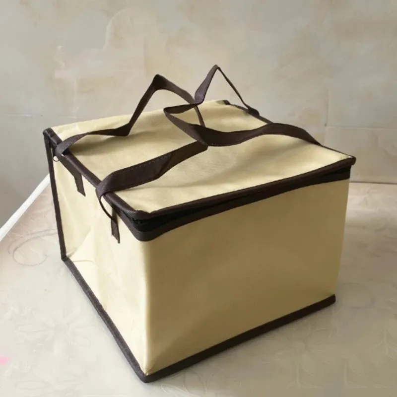 Large Non-Woven Thermal Insulated Lunch Bag – Portable Picnic Cooler Carrier, Fresh Food Storage Container, Ice Pack Insulation
