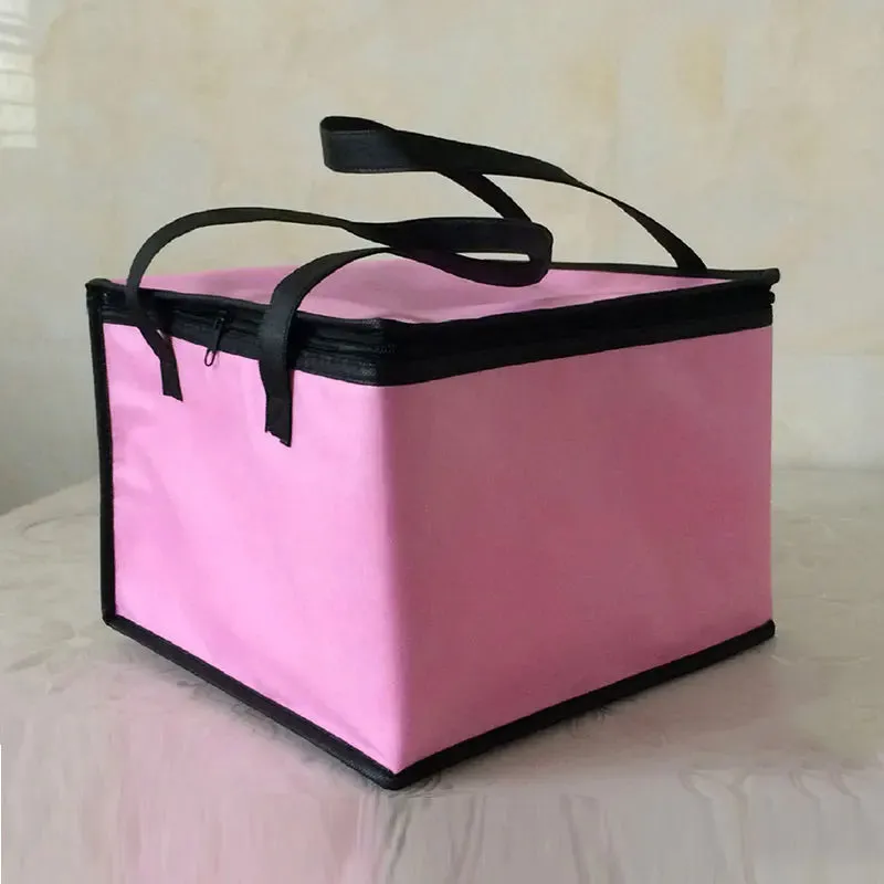 Large Non-Woven Thermal Insulated Lunch Bag – Portable Picnic Cooler Carrier, Fresh Food Storage Container, Ice Pack Insulation