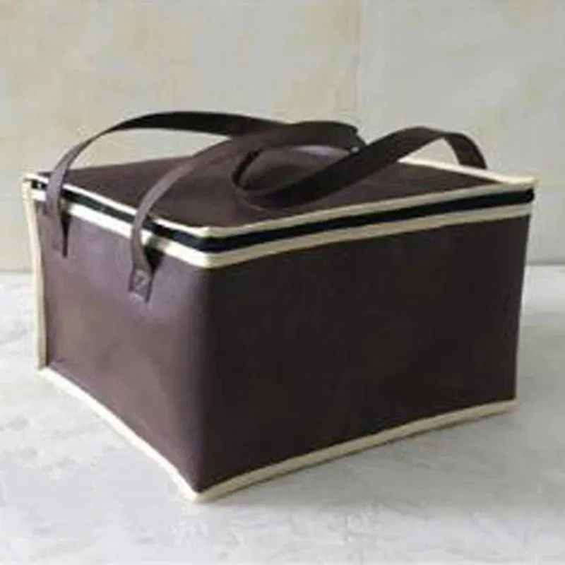 Large Non-Woven Thermal Insulated Lunch Bag – Portable Picnic Cooler Carrier, Fresh Food Storage Container, Ice Pack Insulation