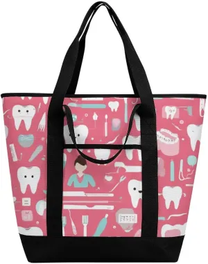 Large Thermal Shopping Tote Bag Travel Friendly Fashion Handbag Commuter Bag