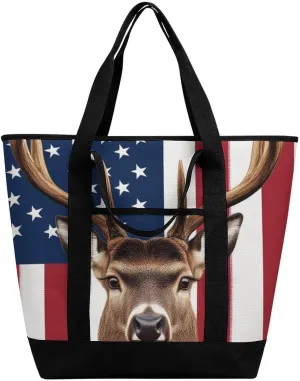 Large Thermal Shopping Tote Bag Travel Friendly Fashion Handbag Commuter Bag
