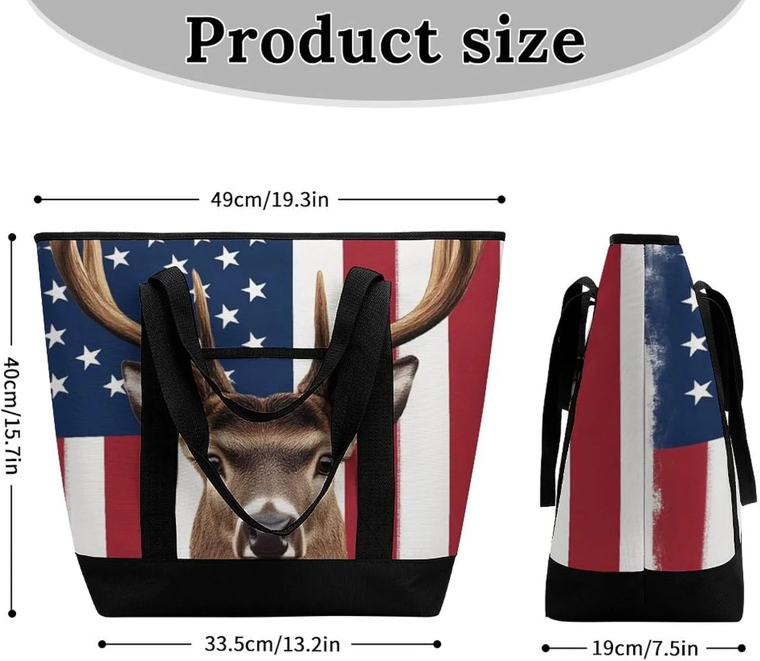Large Thermal Shopping Tote Bag Travel Friendly Fashion Handbag Commuter Bag