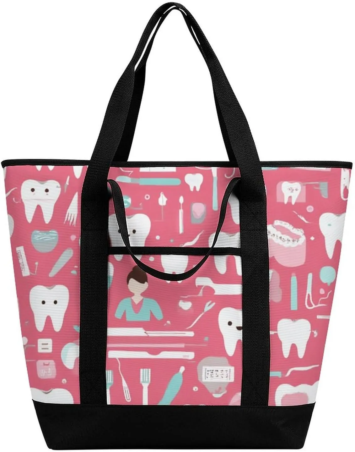 Large Thermal Shopping Tote Bag Travel Friendly Fashion Handbag Commuter Bag