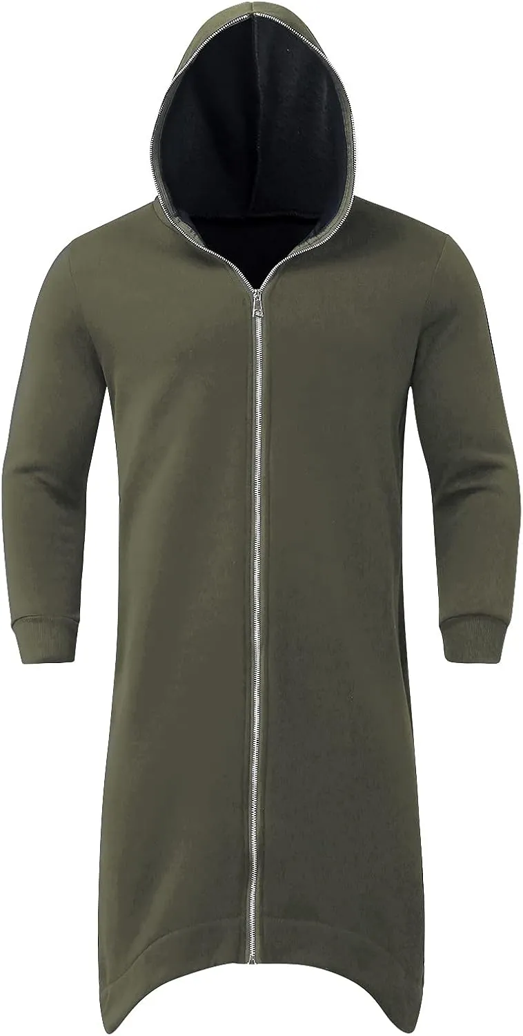 LCMTWX Men's Hooded Fleece Sweatshirt Loose Solid Hooded Sweater Top Pullover Hoodie Heavyweight Fleece Hoodie Sports