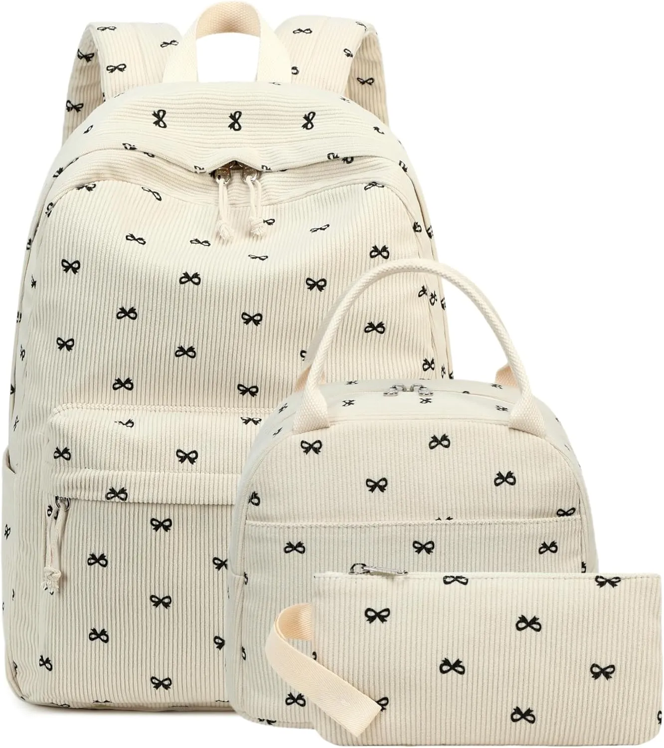 LEDAOU Backpack for Girls School Bag Kids Bookbag Teen Backpack Set Daypack with Lunch Bag and Pencil Case