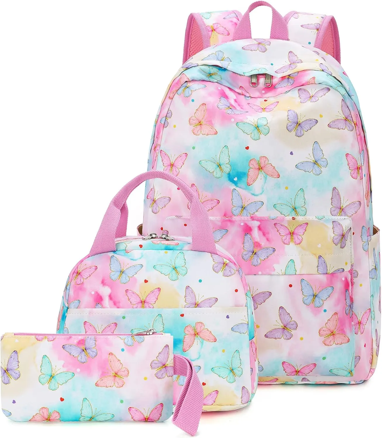 LEDAOU Backpack for Kids Boys School Bags Teen Bookbags Set School Backpack with Lunch Box and Pencil Case