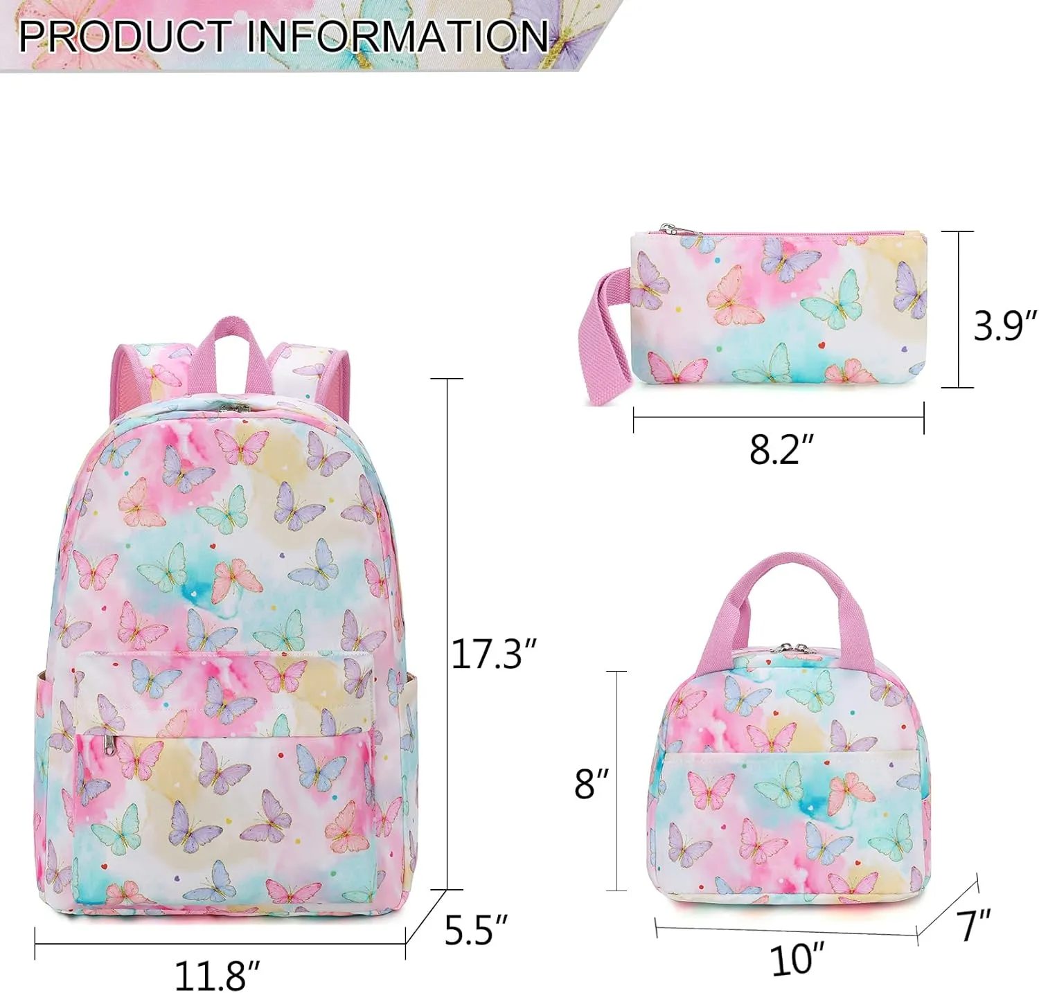 LEDAOU Backpack for Kids Boys School Bags Teen Bookbags Set School Backpack with Lunch Box and Pencil Case