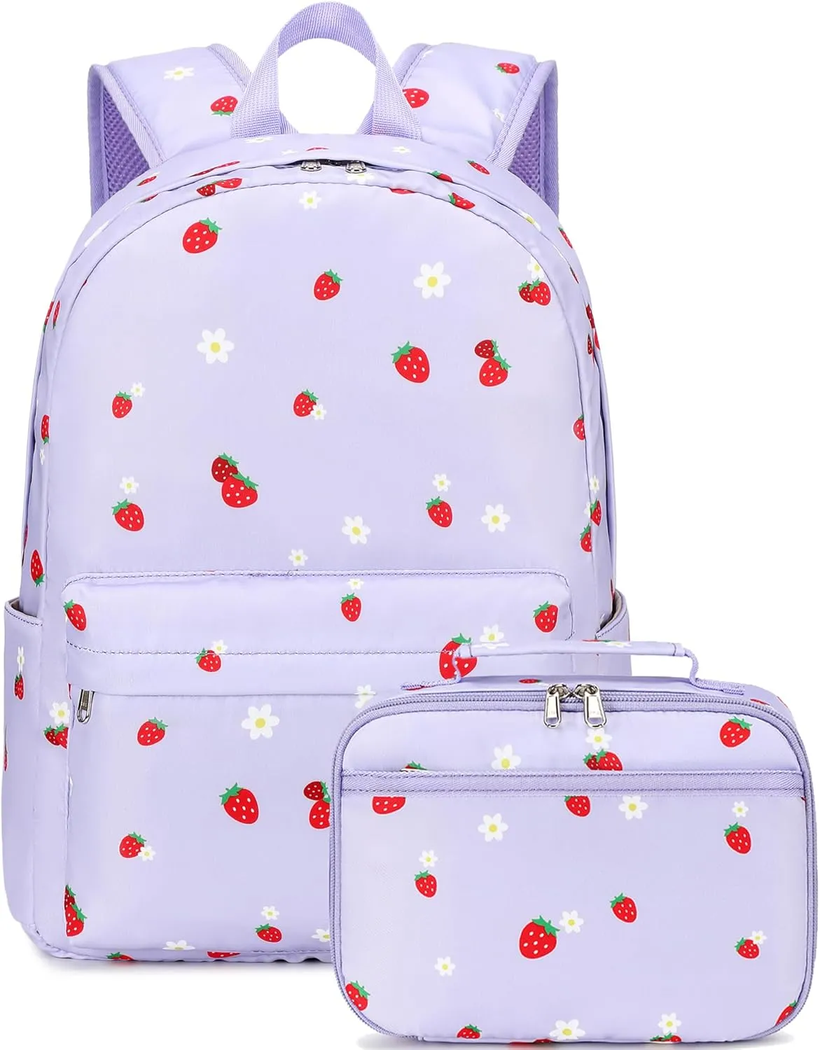 LEDAOU Kids School Backpack with Lunch Box for Boys Girls Kindergarten BookBag School Bag Preschool Toddler Backpack