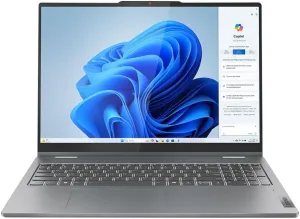 Lenovo IdeaPad 5 16IRU9 16" WUXGA IPS Touchscreen 2-in-1 Laptop - Luna Grey, Intel Core 7 150U 1.2GHz Processor; 16GB LPDDR5x-5200 Onboard RAM; 1TB M.2 SSD; Fingerprint, Wi-Fi, Win 11 Home