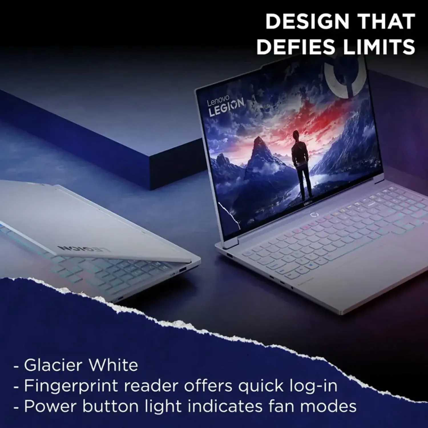 Lenovo Legion 7i Gaming Laptop - 16" WQXGA 240Hz Display | Intel 20-core i7-14700HX | GeForce RTX 4060 | 32GB DDR5   1TB SSD | Windows 11 Pro   Free Office Pro | Copilot - Glacier White