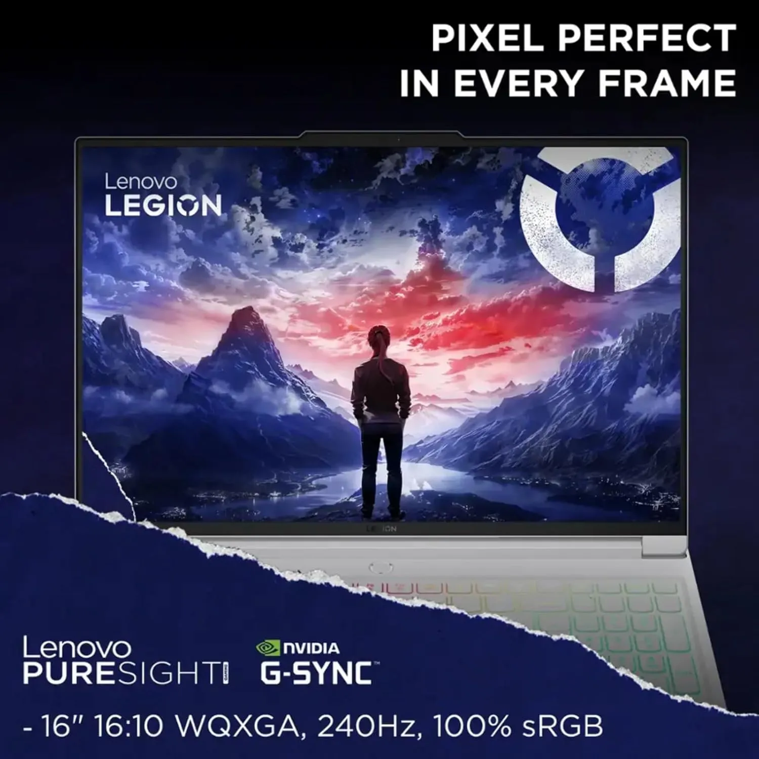 Lenovo Legion 7i Gaming Laptop - 16" WQXGA 240Hz Display | Intel 20-core i7-14700HX | GeForce RTX 4060 | 32GB DDR5   1TB SSD | Windows 11 Pro   Free Office Pro | Copilot - Glacier White