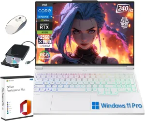 Lenovo Legion Pro 7i Gaming Laptop - Intel i7-14700HX • GeForce RTX 4060 • 16" IPS WQXGA 240Hz • 64GB DDR5, 1TB SSD • RGB Backlit KB • Wi-Fi 6E • w/DVD Drive, MS Office Lifetime • Win 11 Pro