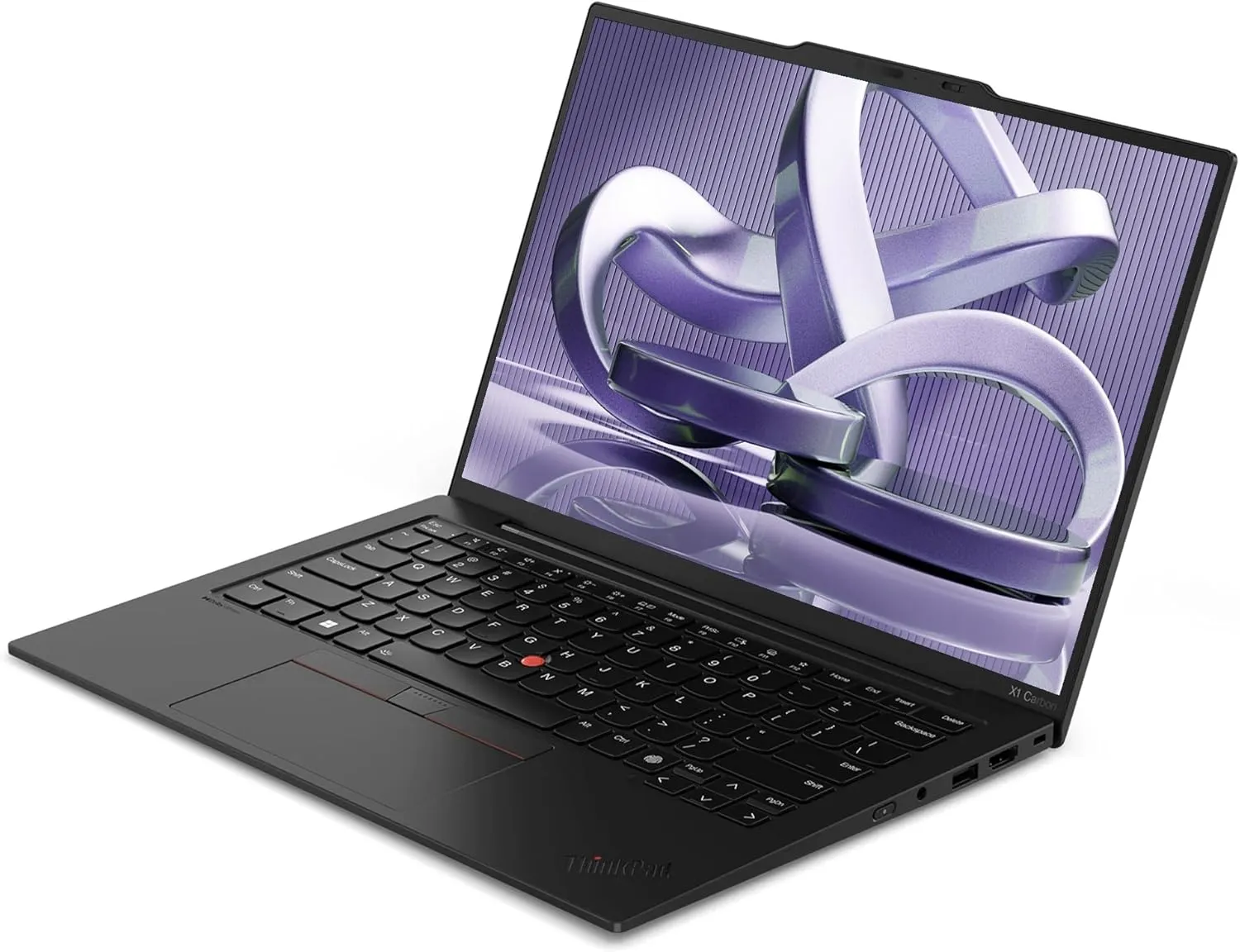 Lenovo ThinkPad X1 Carbon Gen 12 Laptop, Intel Ultra 7-165U, 64 GB LPDDR5X RAM, 2 TB PCle SSD, 14" 2.8K (2880x1800) Touchscreen Display, Intel Graphics, Backlit Keyboard, W11 Pro, Black