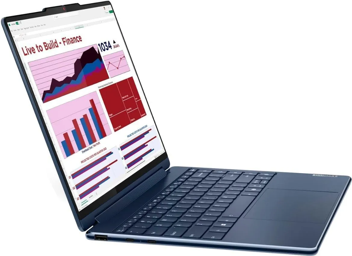 Lenovo Yoga 9i AI Powered 2-in-1 Laptop 14.0" 120 Hz Touchscreen OLED 2.8K (Intel Ultra 7-155H, 16GB LPDDR5X, 1TB SSD, Active Pen, Backlit KYB, FP Reader, 2 Thunderbolt 4, Win 11 Home) w/DKZ Hub