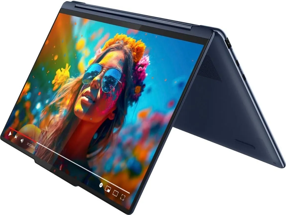 Lenovo Yoga 9i AI Powered 2-in-1 Laptop 14.0" 120 Hz Touchscreen OLED 2.8K (Intel Ultra 7-155H, 16GB LPDDR5X, 1TB SSD, Active Pen, Backlit KYB, FP Reader, 2 Thunderbolt 4, Win 11 Home) w/DKZ Hub
