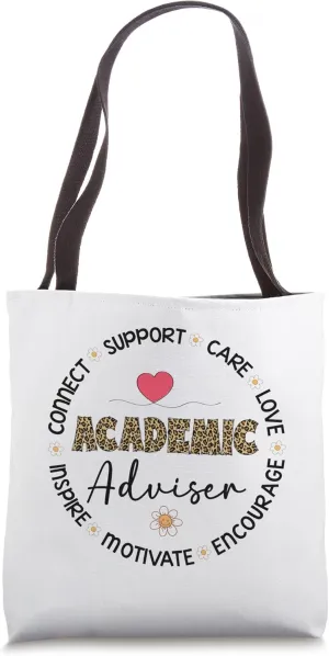 Leopard Academic Adviser Appreciation Week back to school Tote Bag