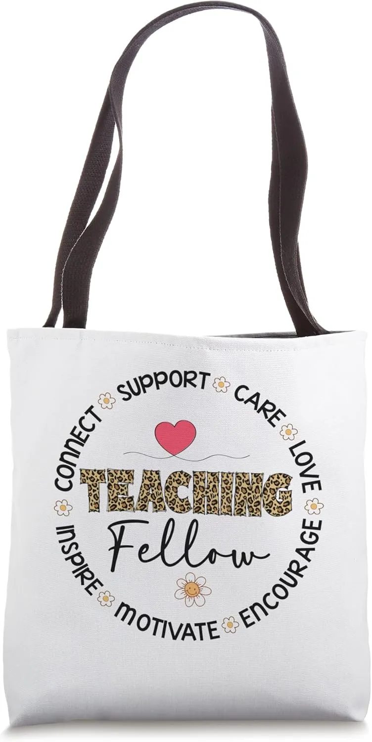 Leopard Teaching Fellow Appreciation Week back to school Tote Bag