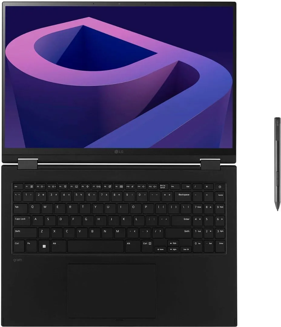 LG 16T90R-K Laptop 2023, 16" WQXGA IPS Touchscreen, Intel Core i7-1360P 12-Core, Intel Iris Xe Graphics, 32GB LPDDR5, 8TB SSD, Backlit KB, Thunderbolt 4, Wi-Fi 6E, Win11 Pro, COU 32GB USB