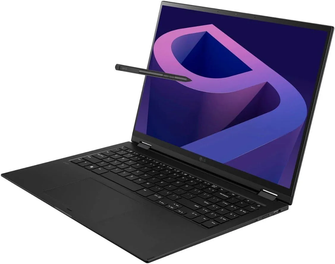 LG 16T90R-K Laptop 2023, 16" WQXGA IPS Touchscreen, Intel Core i7-1360P 12-Core, Intel Iris Xe Graphics, 32GB LPDDR5, 8TB SSD, Backlit KB, Thunderbolt 4, Wi-Fi 6E, Win11 Pro, COU 32GB USB