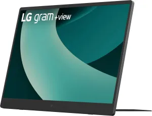 LG gram  View 17-inch Lightweight, Portable WQXG (2560x1600) Anti-Glare IPS Monitor, 16:10 Aspect Ratio, up to DCI-P3 99% Color, Built-in Speaker, USB Type-C, DisplayPort, mini HDM - Titan Silver