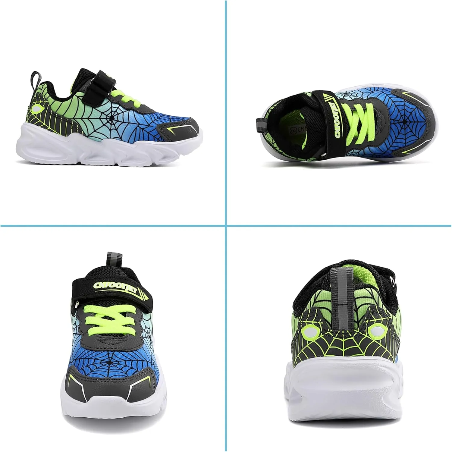 Light Up Shoes Toddler Girls Boys Lightweight LED Flashing Glitter Mesh Breathable Adorable Sneakers for Toddler/Little Kid