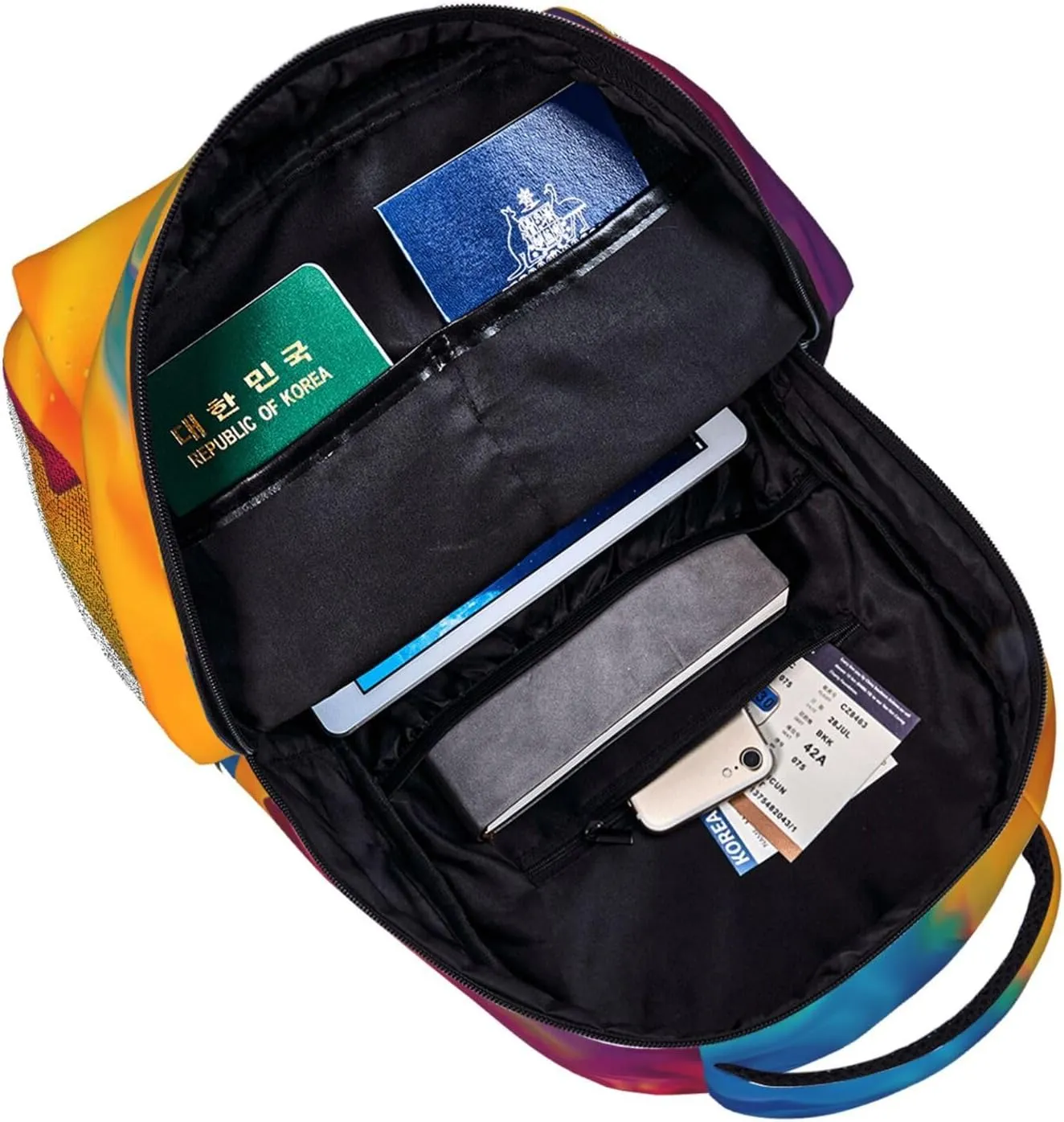 Lightweight Classic Large Capacity Backpack Multifunctional 2 Piece Set Daypack For Adult