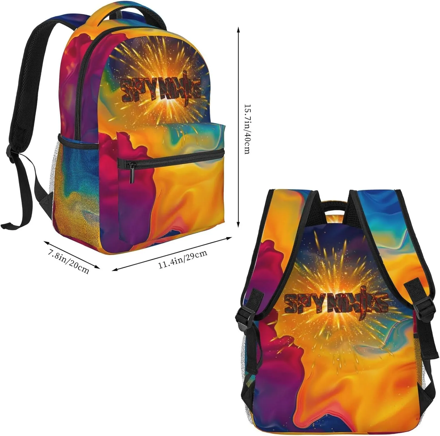 Lightweight Classic Large Capacity Backpack Multifunctional 2 Piece Set Daypack For Adult