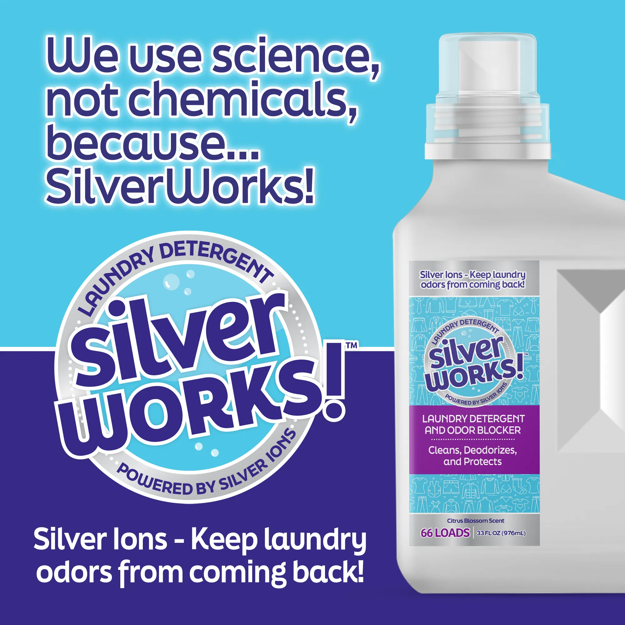 Liquid Laundry Detergent, Citrus Blossom Scent