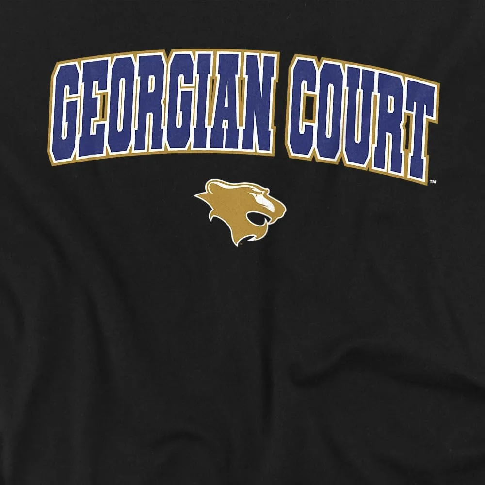 LOGOVISION Georgian Court University Arch Logo Black Women's T Shirt