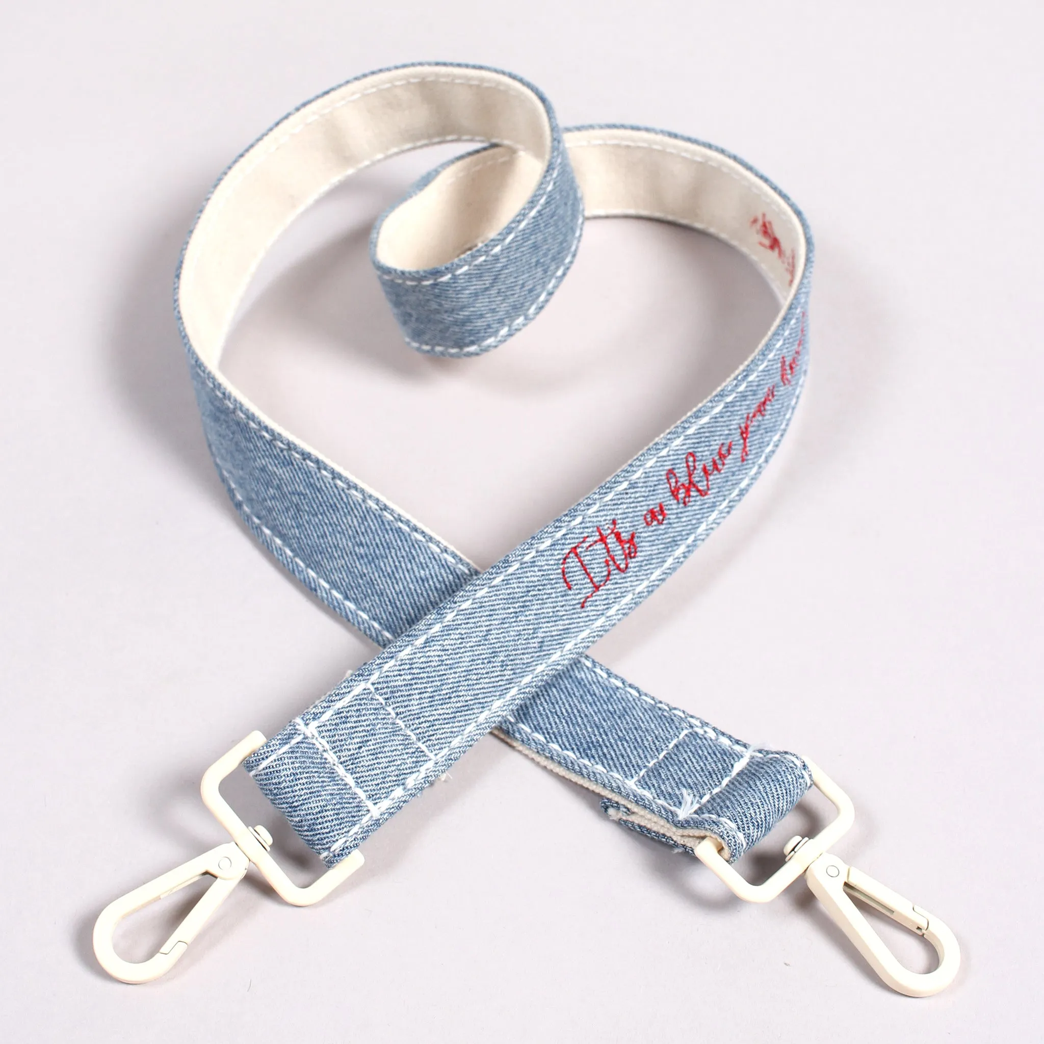 Long Strap - Denim Light Indigo