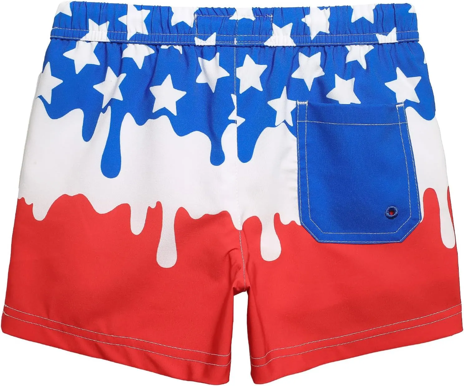 maamgic Boys Swim Trunks with Compression Liner Stretch Boy Swim Shorts Toddler Bathing Suit Swimsuit